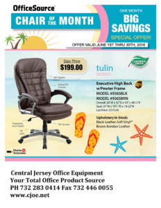 NJ June Chair Special
